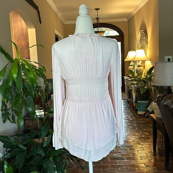 Boston Proper Poet ruffle top szXS - Picture 7 of 12